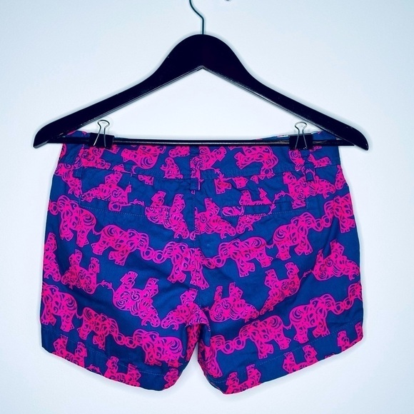 ❤️ Lilly Pulitzer Blue W Callahan Pack Your Trunk W/Pink Elephant Shorts… - Picture 5 of 13